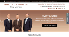 Desktop Screenshot of pfaffgill.com
